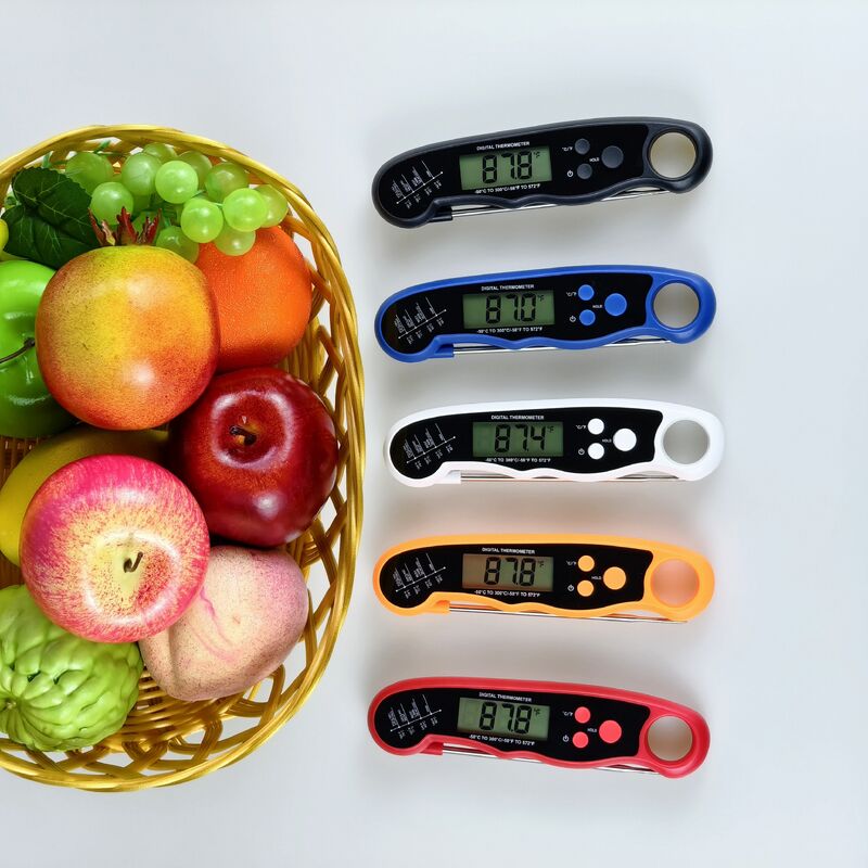 Folding Probe LCD Digital Instant Reading Thermometer Kitchen Milk Candy Oven Barbecue Food Cooking Meat Temperature Instrument