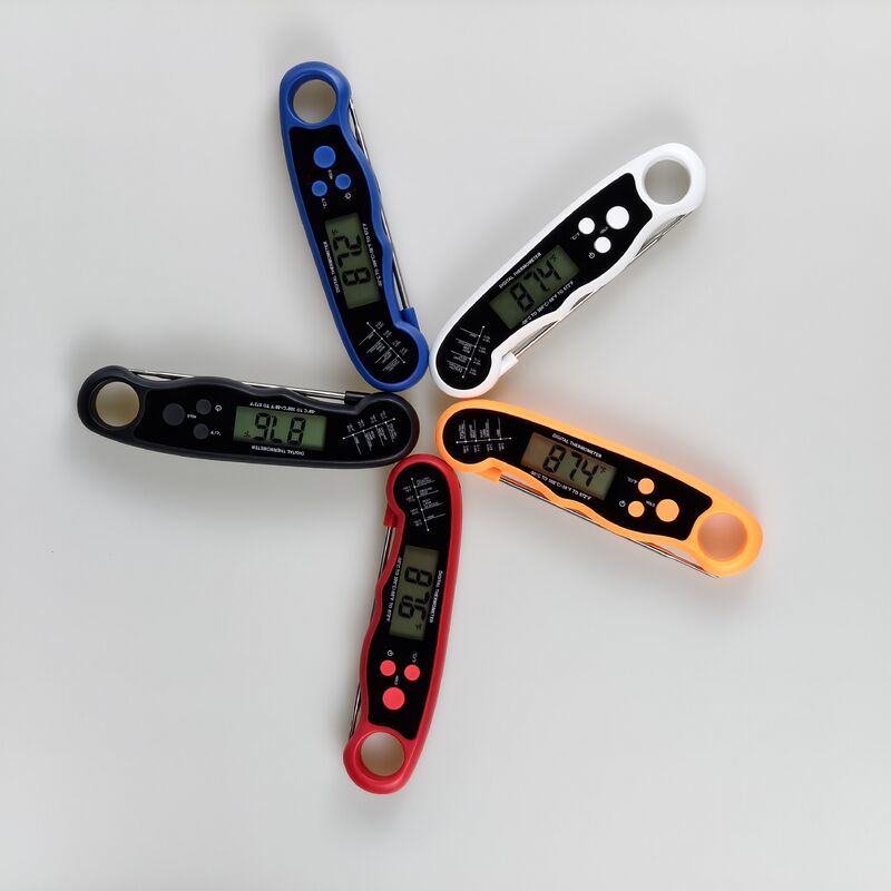 Folding Probe LCD Digital Instant Reading Thermometer Kitchen Milk Candy Oven Barbecue Food Cooking Meat Temperature Instrument