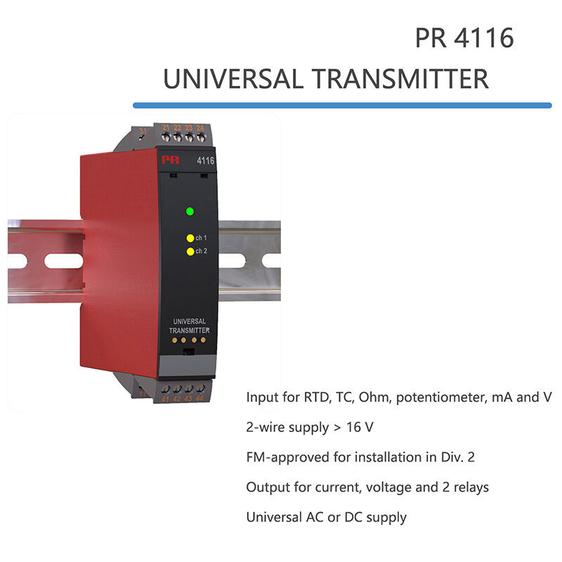 supply PR electronics 4114 4116 4179 4225 4184 4512 3108 4510 3105 5335D 3333 3331 5531A signal products of various models