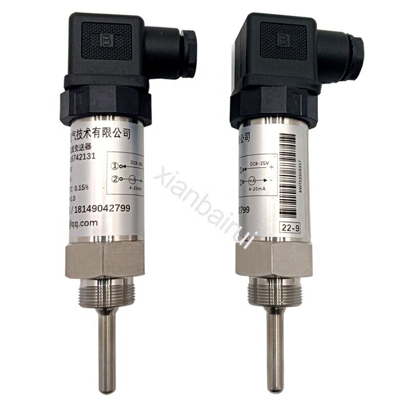 0.1 Accuracy Pt100 Rtd High Precision 4-20ma Temperature Sensor Temperature Transmitter