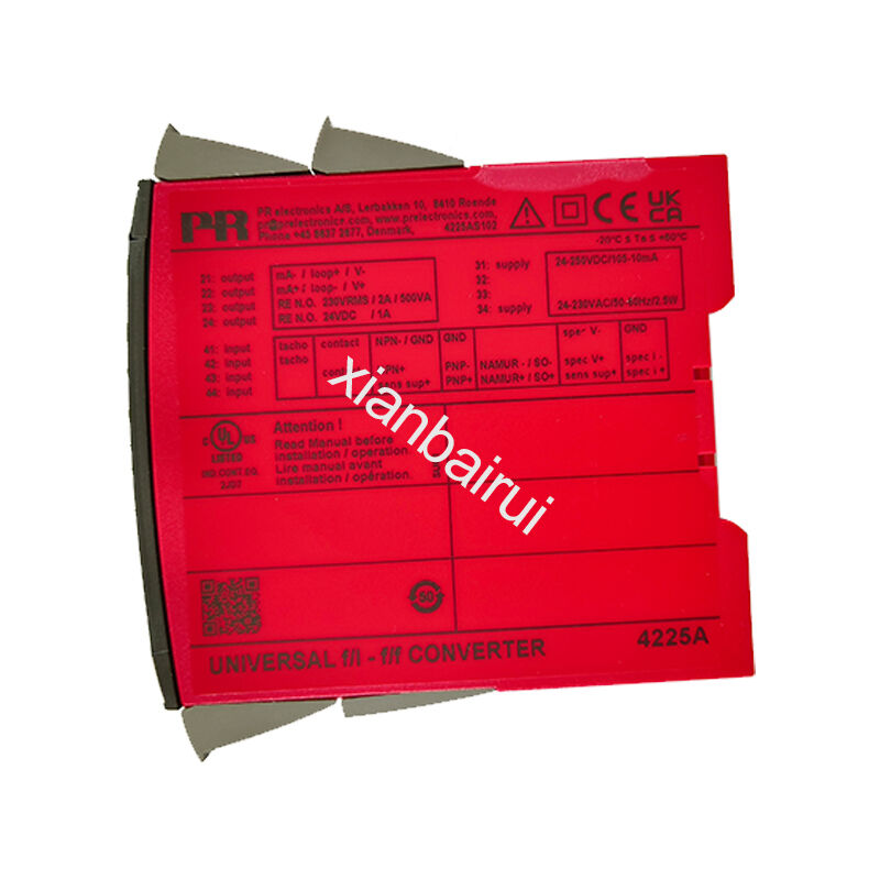 PR electronics 4225 Universal f/I-f/f Signal Transmitter - High Precision Industrial Current Converter for Automation Systems