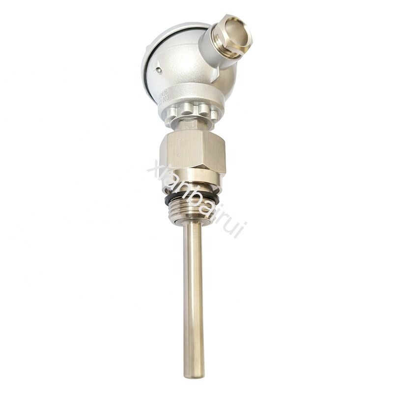 High Accuracy Probe Thermocouple Temperature Sensor 4-20ma Transmitter for Water Chiller Measures Coolant Hot Water Temperature