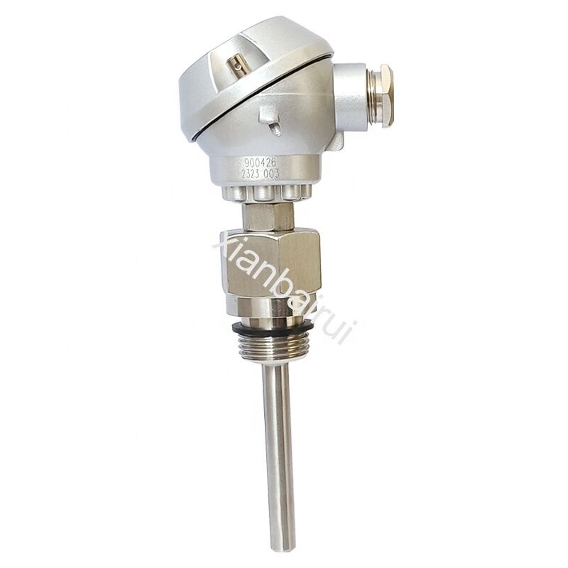 High Accuracy Probe Thermocouple Temperature Sensor 4-20ma Transmitter for Water Chiller Measures Coolant Hot Water Temperature