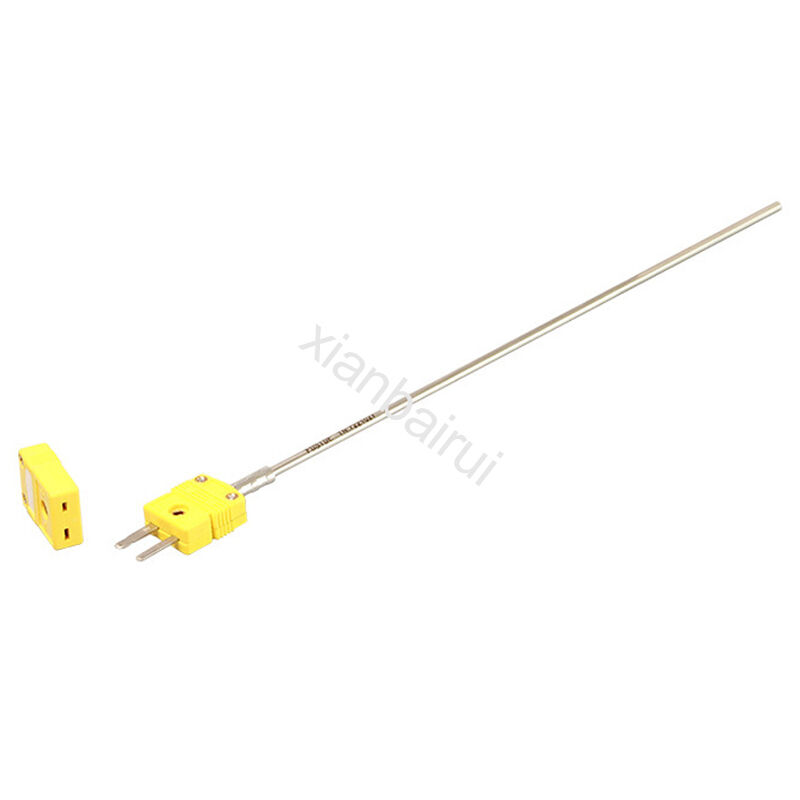 Εύκαμπτος αισθητήρας θερμοστοιχείου τύπου K/J/PT100 με μονωμένο καλώδιο υψηλής θερμοκρασίας