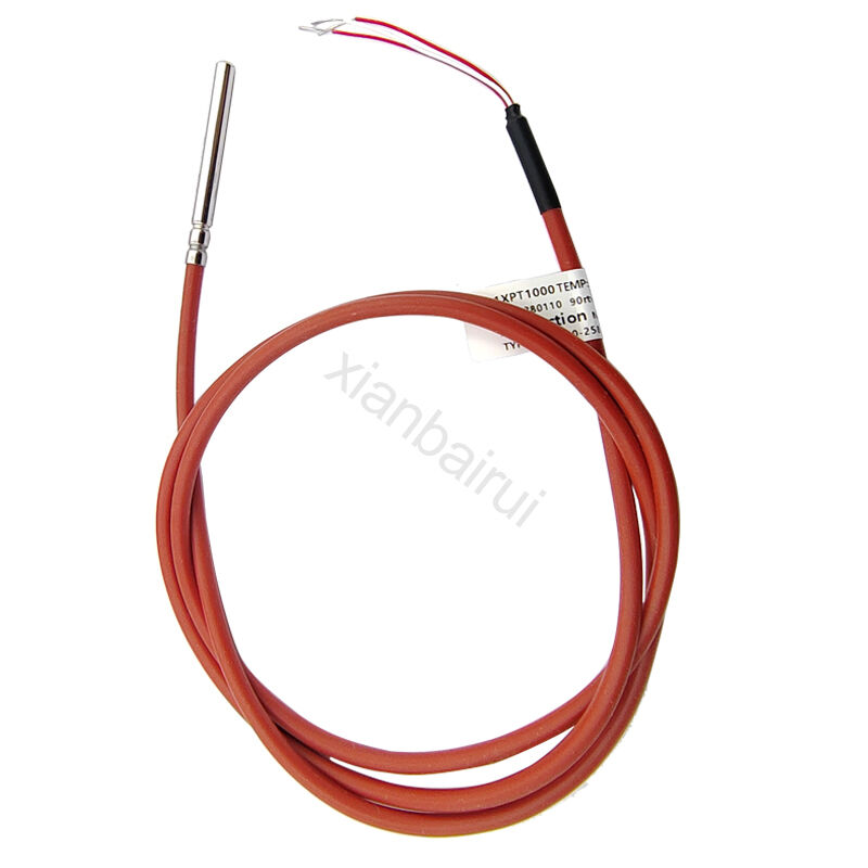 Ip68 Rated Injection Molded Double Rolling Stainless Steel Ntc Ptc Rtd Pt100 Pt1000 Waterproof Temperature Sensor