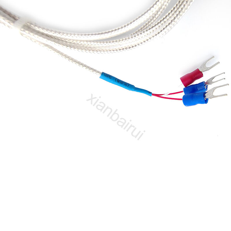 3 Wire Industrial Stainless Steel Probe Temperature Thermocouple Type K  Rtd Sensor Pt100