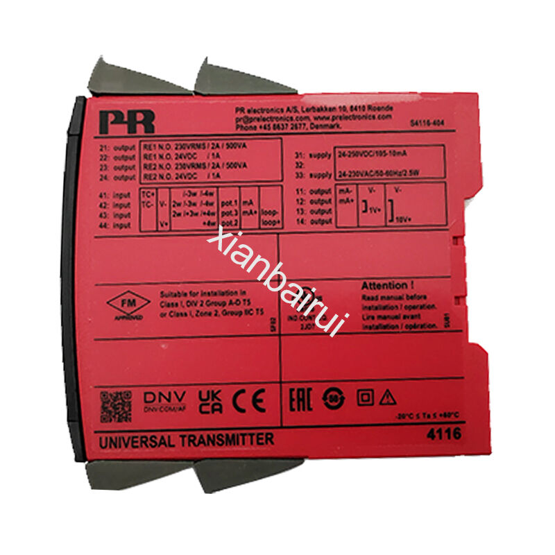 PR Electronics 4116 Power Supply and signal Isolator for 2-wire Transmitters PR 4116 Universal Transmitter