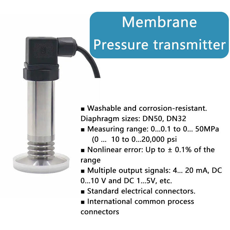 PA200 Factory 200C High Temperature Pressure Transmitter 0-5v Bitumen Melt Hydraulic Oil Pressure Sensor for Water