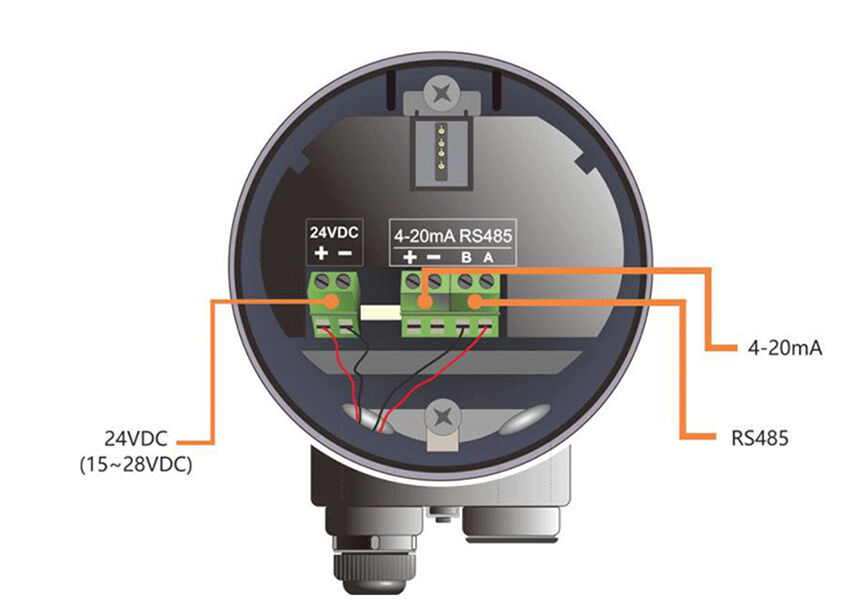 80GHz High Quality radar Level Measuring Instruments RS485 Output Small Lens Antenna radar Liquid Level Gauge