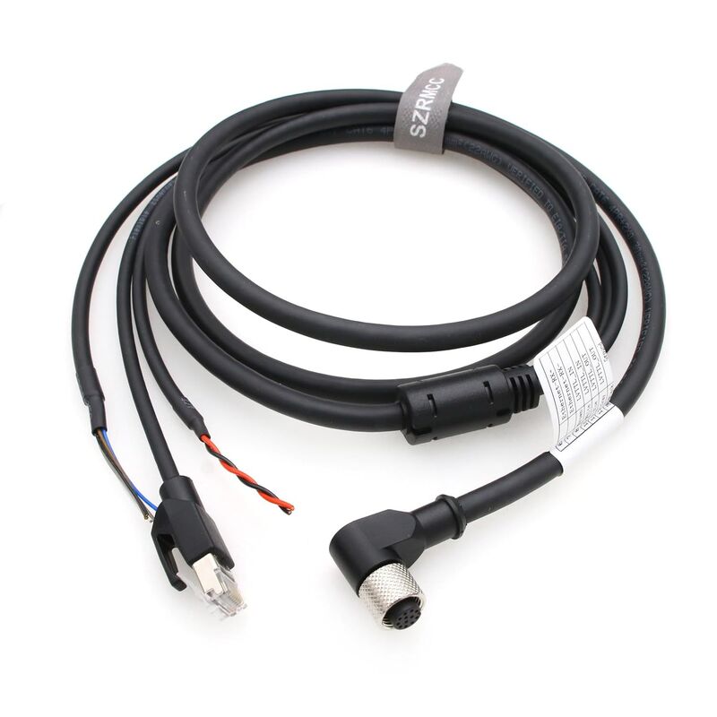 SZRMCC Livox Mid-360 Cable M12 Pin Female Aviation Plug 3 1 Splitter Data Sensor Cable for DJI Lidar Livox Mid-360 Mid-70 Avia