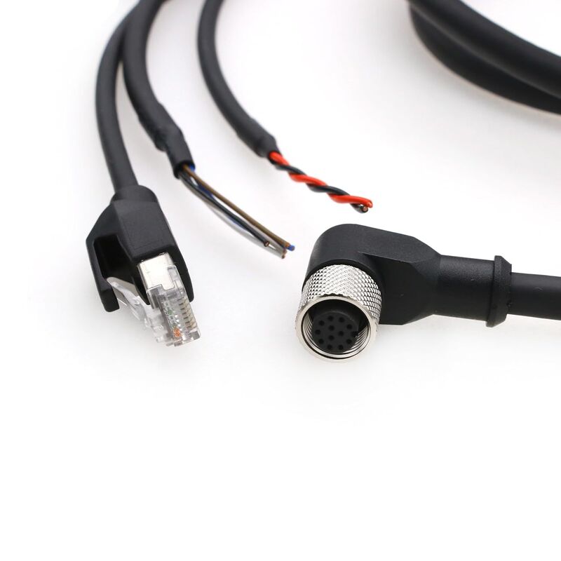 SZRMCC Livox Mid-360 Cable M12 Pin Female Aviation Plug 3 1 Splitter Data Sensor Cable for DJI Lidar Livox Mid-360 Mid-70 Avia