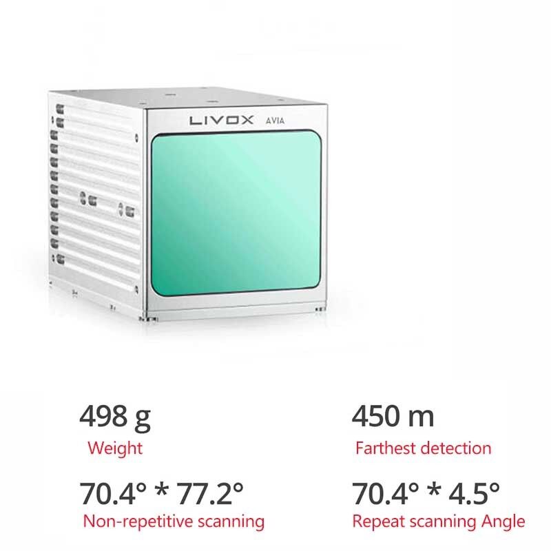 50m distance high precision and high rotation frequency low noise and small size light weight range 3D lidar sensor