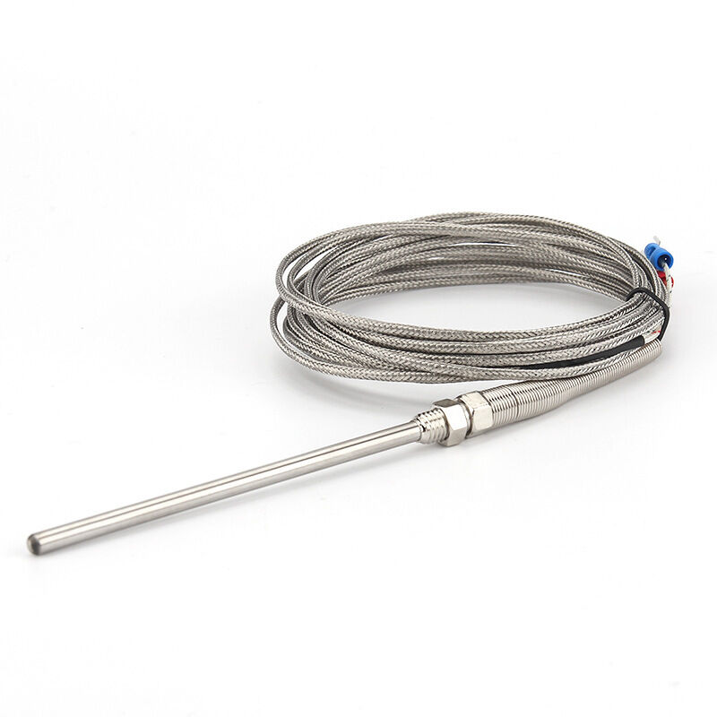 Stainless Steel Waterproof High Precision PT100 RTD Temperature Sensor for Industrial Applications