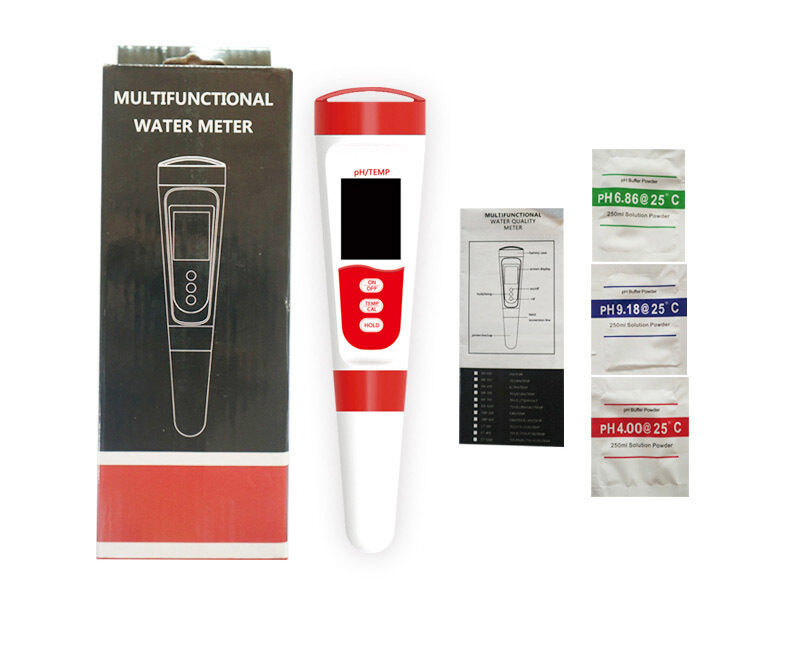 4-in-1 Portable Water Quality Meter with CE Approval for pH TDS EC and TEMP Measurement