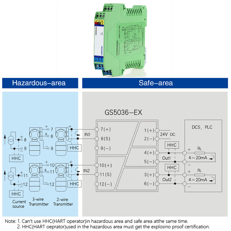 4-20mA signal Isolator 1 in 1 Out /1 in 2 Out /2 in 2 Out Isolation Grid Distribution Module signal Separator