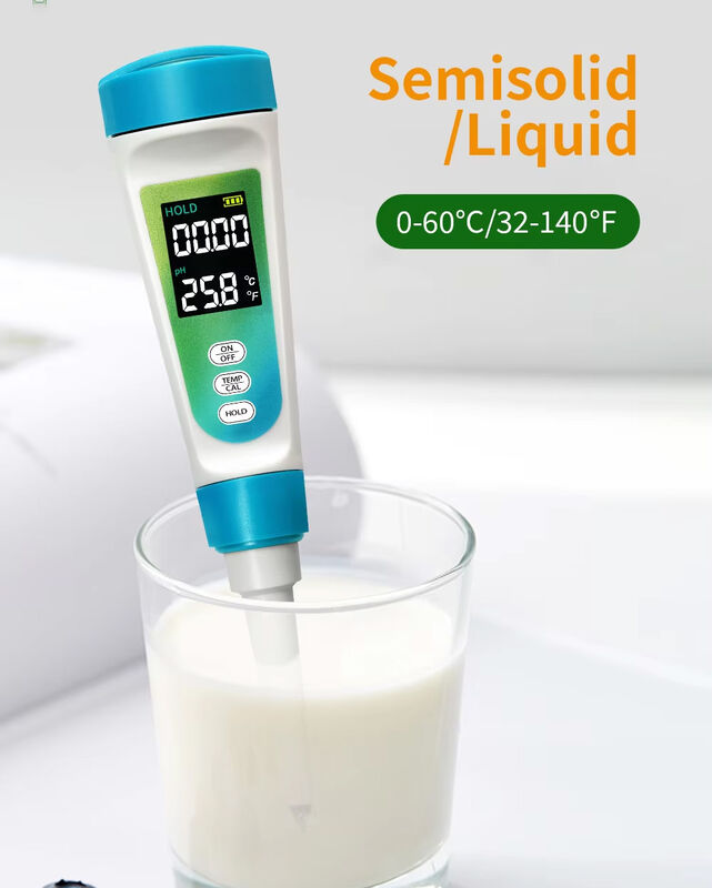 High Accuracy 0.1 pH Sensor Meter with LCD Display and Customizable OEM ODM Support for Laboratory Use