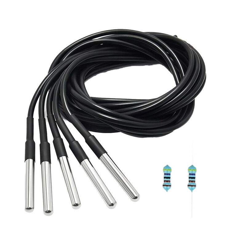 Stainless Steel Waterproof High Precision PT100 RTD Temperature Sensor for Industrial Applications