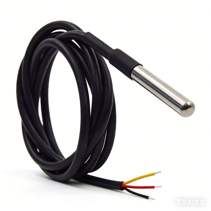 Length cylindrical 30mm IP68 waterproof DS18B20 Digital temperature sensor Cold storage temperature sensor pt100 heat sensor