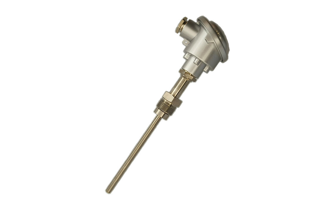 High Precision Pipe Temperature Sensor with Threaded Installation for -196 to 450℃ Range
