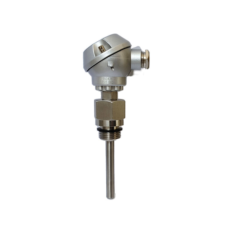 Small RTD temperature sensor with Pt100 for water and oil temperature measurement in Grade A or B