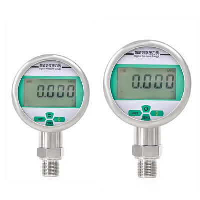 High Precision 80mm Dial Digital Pressure Gauge Instrument Manometer for Precision Pressure Sensing