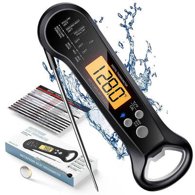 Portable Digital Display Waterproof Kitchen Temperature Sensors Thermometer